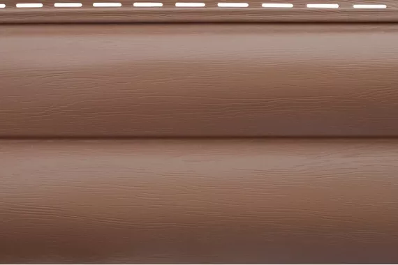 Акриловый сайдинг Альта-Профиль БЛОКХАУС | Премиум, Красно-коричневый ВН-02 3100х320мм